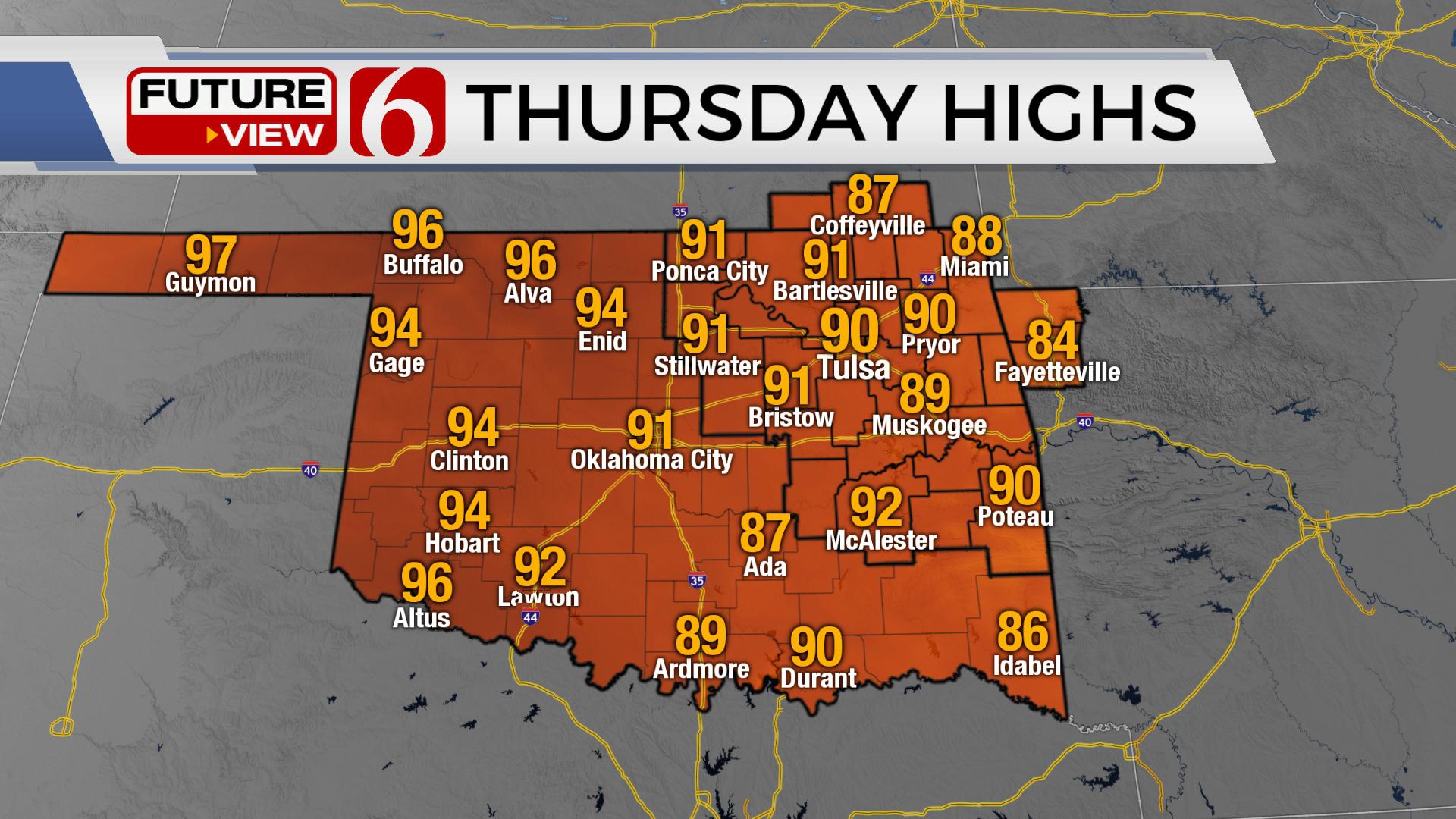 Warm Weather Heats Up For Northeast Oklahoma