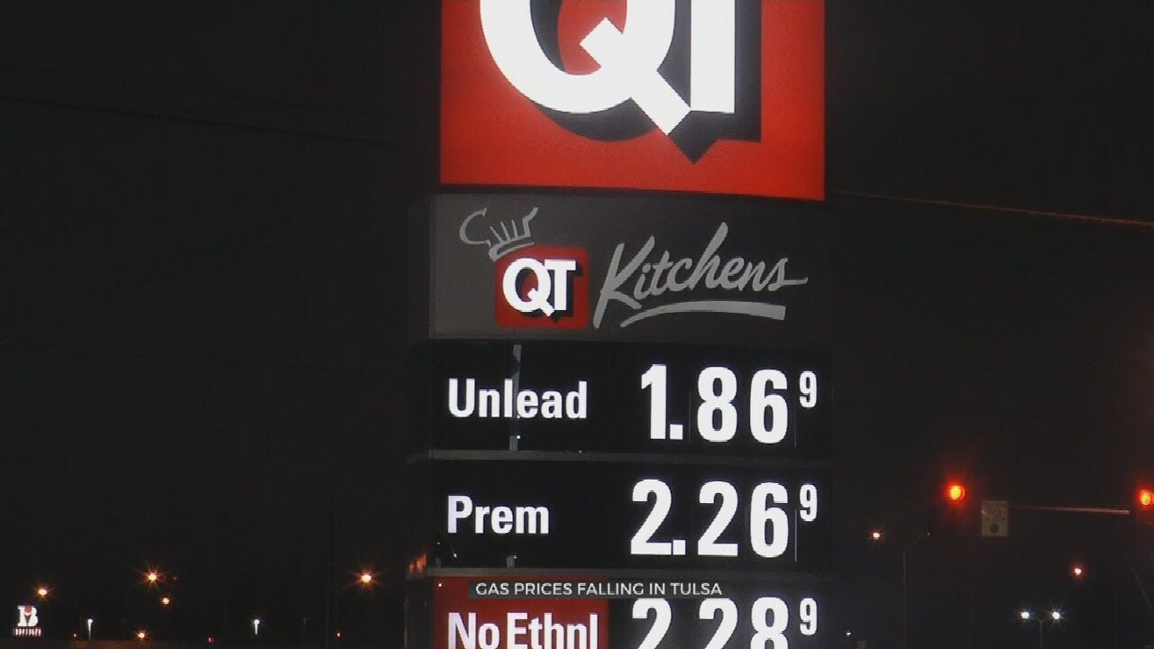 Gas Prices Drop Across Tulsa After Oil Price Crash