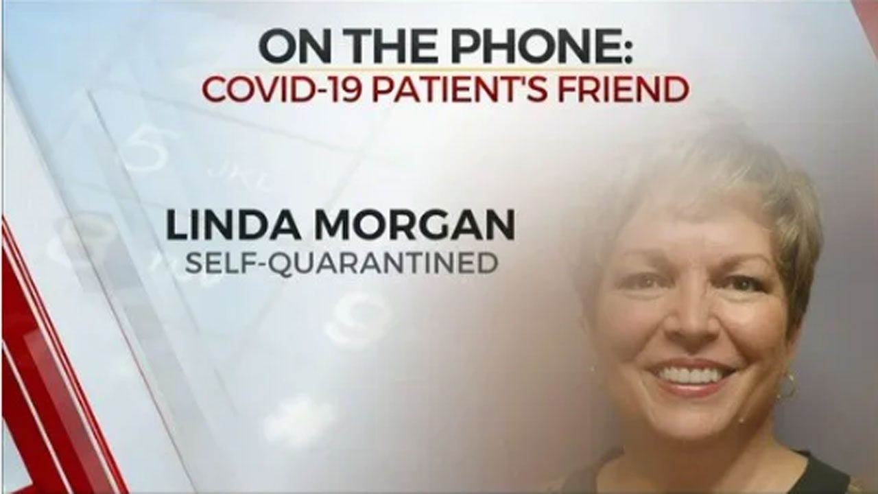 Woman In Self Quarantine After Being Potentially Exposed To Coronavirus