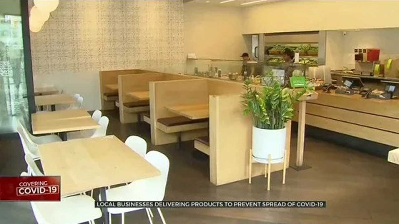 Local Businesses Delivering Products To Prevent Spread Of Coronavirus (COVID-19)