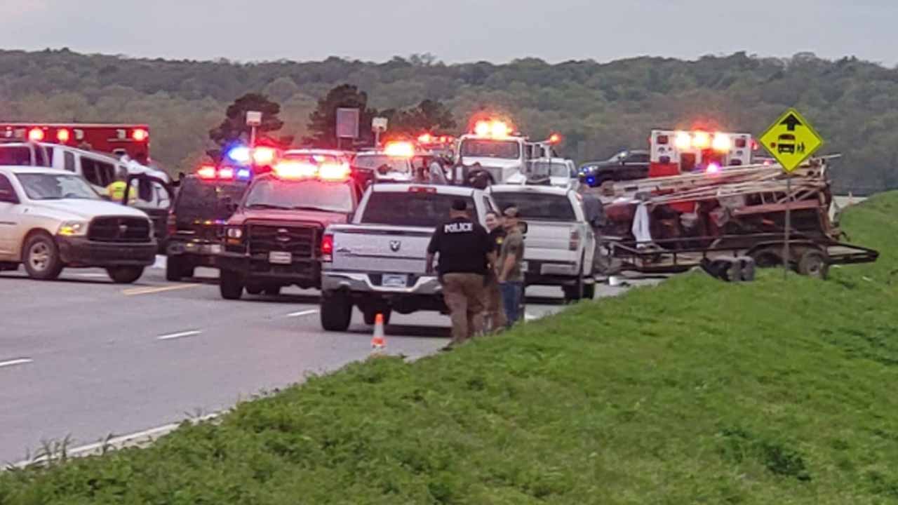 4 Killed In Adair County Crash Involving 13 People