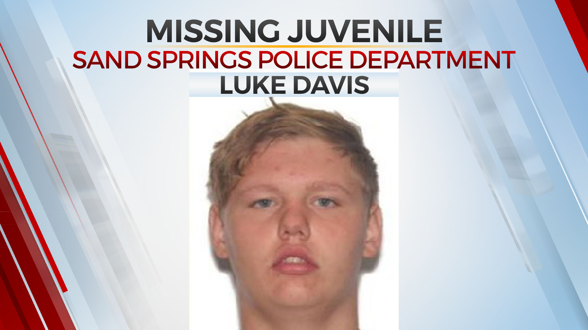 Sand Springs Police Searching For Missing Juvenile