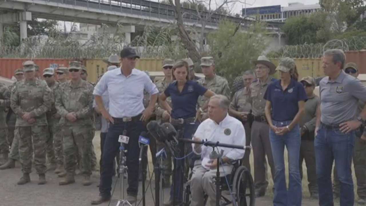 Gov. Stitt Joins Gov. Abbott In Texas To Address Security At US-Mexico Border