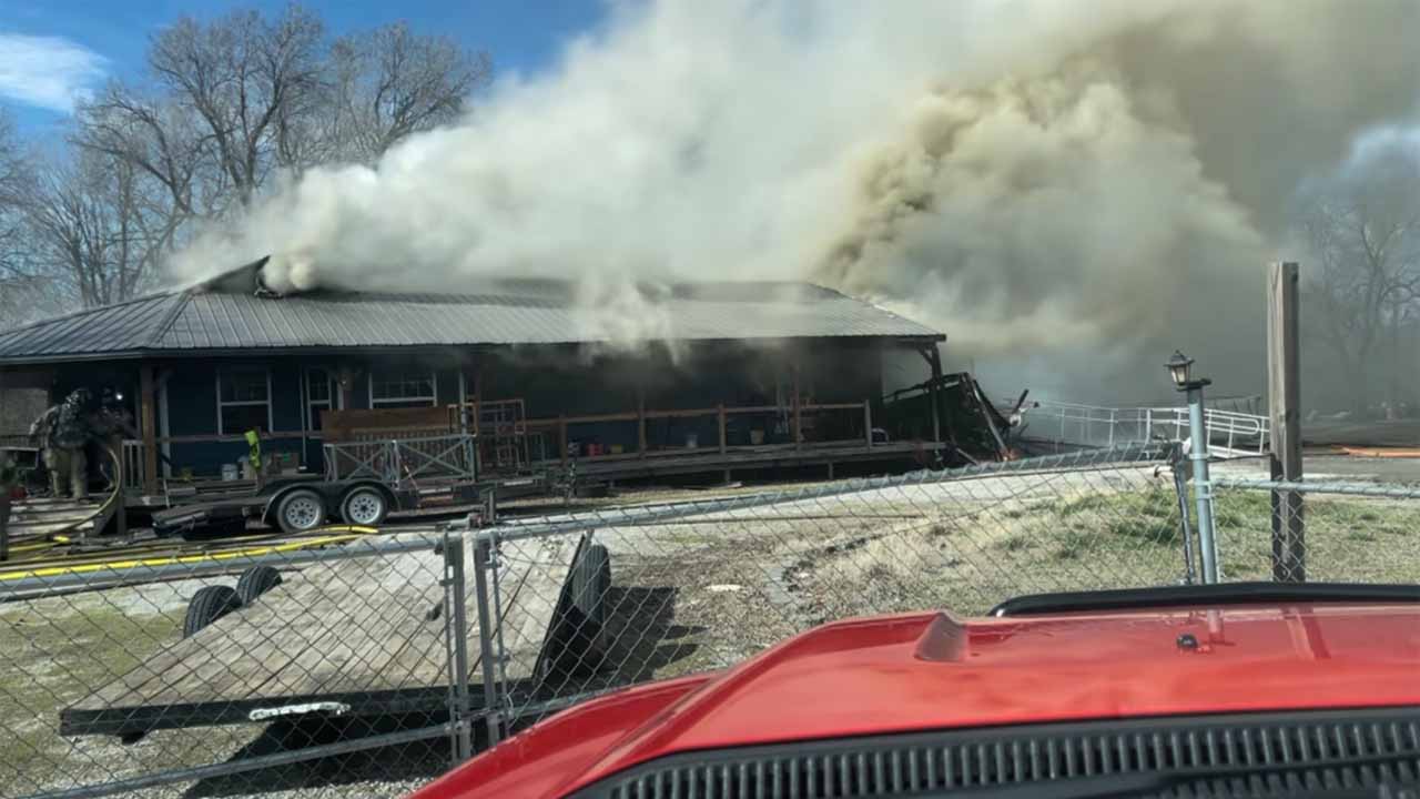 Tulsa Fire Crews Contain House Fire In NE Tulsa