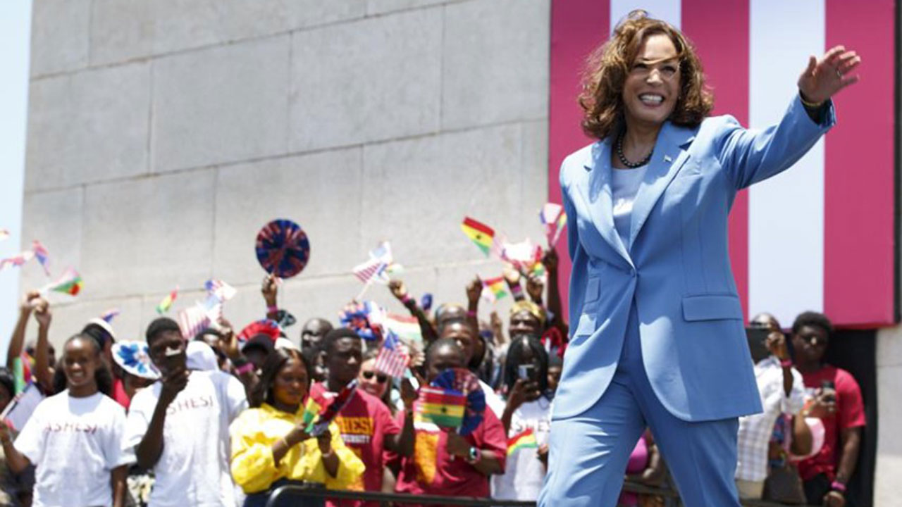 VP Harris Pledges Support For African Innovation In Ghana