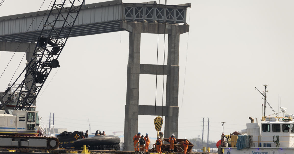 Timeline To Reopen Port Of Baltimore Unclear As Collapsed Key Bridge Cleanup Begins