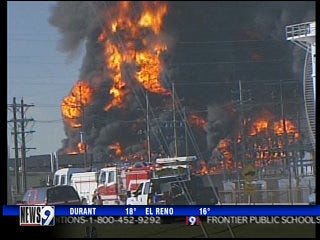 Wynnewood oil refinery fire extinguished quickly