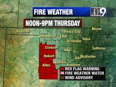 Fire Weather Thursday