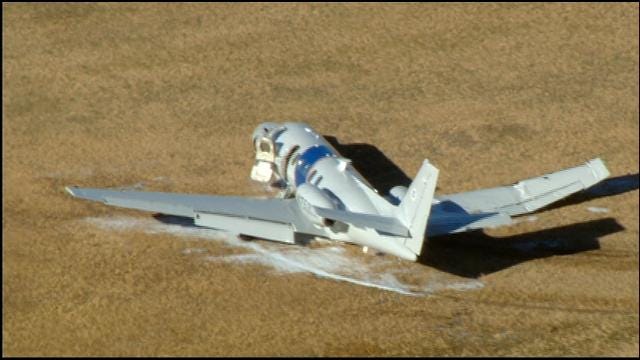Small Plane Crashes At Will Rogers World Airport
