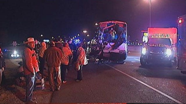 Bus Crash In OKC Sends 16 To Hospital
