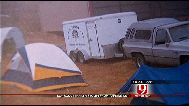 OKC Boy Scout Troop Loses Trailer Full Of Gear To Thieves