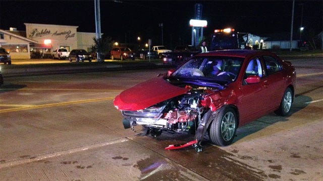 Moore Police Officer Injured In Collision