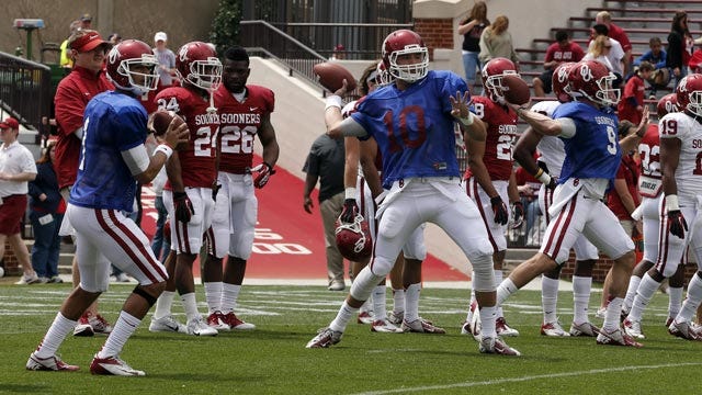 OU Quarterback Competition Is Bell's To Lose, But Still Open