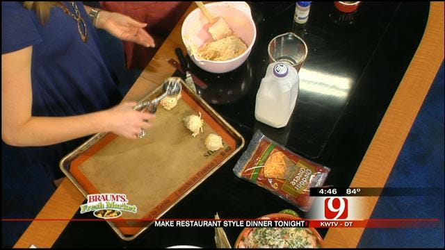Garlic Cheese Biscuits And Butter Brushing Sauce