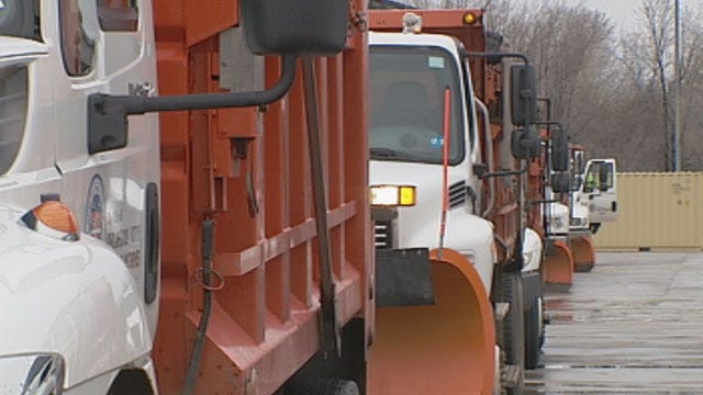 City, Utility Crews Prepare For Round Two Of Wintery Mix