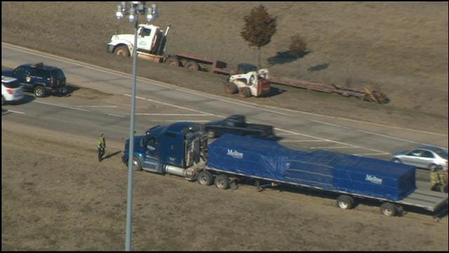 Accident, Fuel Spill Closes Parts Of I-44 In Southwest OKC