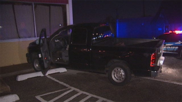 Two Arrested After Police Chase Truck Through OKC