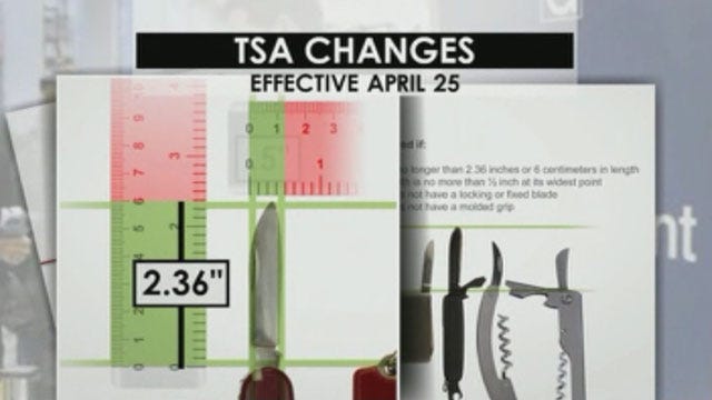 OKC Airport Warns Against Knives Following TSA Announcement