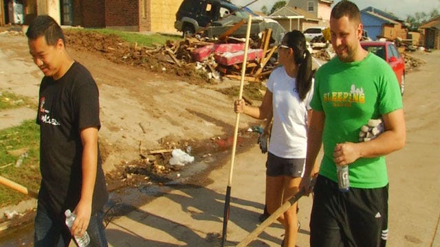 Moore Residents Helping Neighbors Affected By Tornado