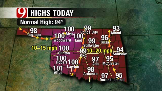 Summertime Heat, Humidity Return To Oklahoma