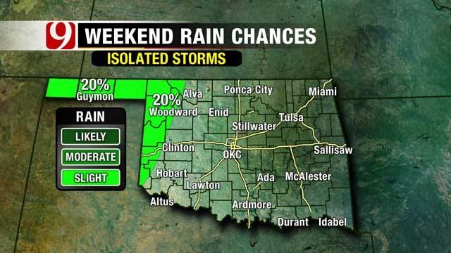 Sunday Highs Reach 100 Or More For Most Of Oklahoma