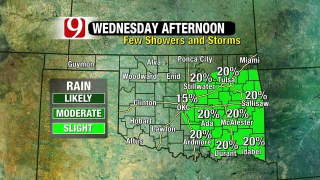 Thunderstorms Possible Wednesday, High Wildfire Threat Thursday