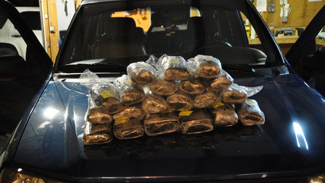 Pounds Of Meth Discovered During Traffic Stop, 4 Arrested