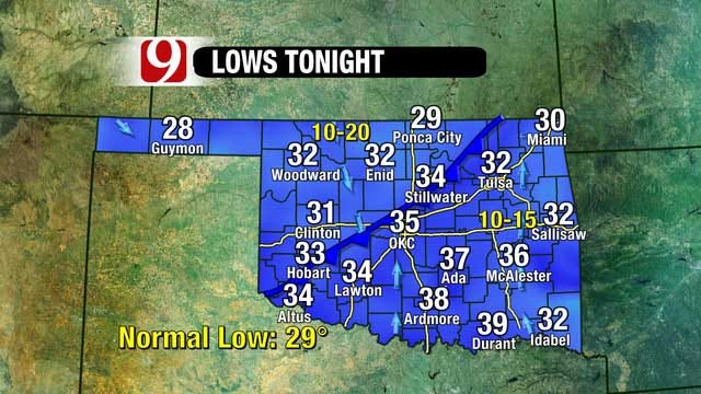 Warm, Windy Sunday Greets Oklahoma Ahead Of Cold Front