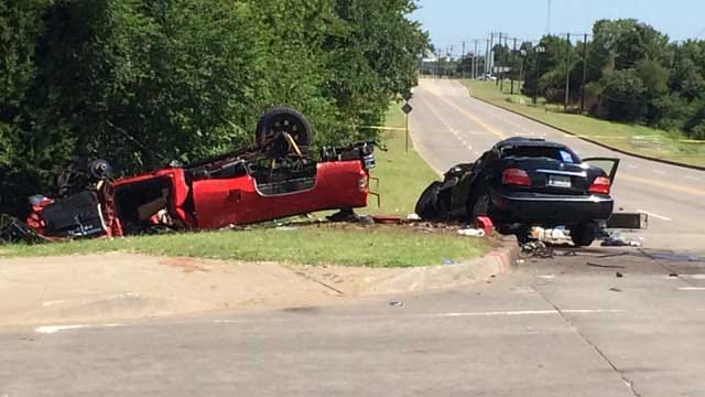 3 Critically Injured In Two-Vehicle Collision In SE OKC