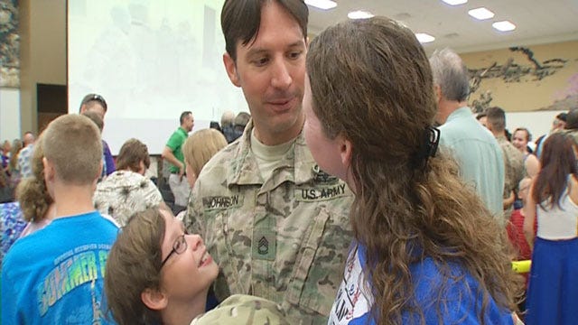About 80 Soldiers Return To Oklahoma From Afghanistan