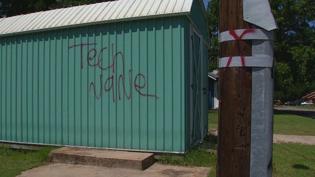 Chickasha Police Search For Suspects Accused Of Vandalizing Properties