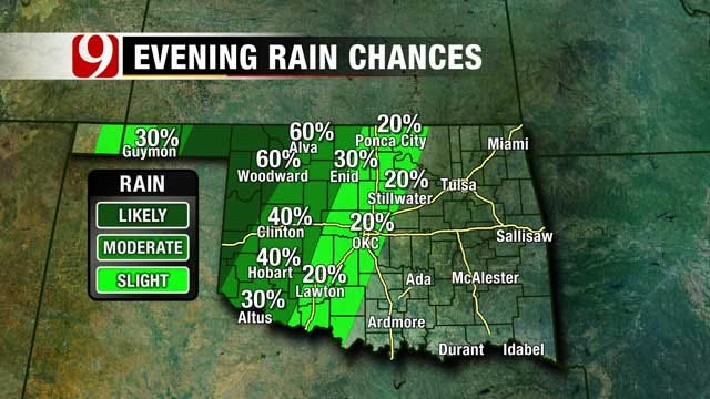 Rain Chances Friday Night, This Weekend In Oklahoma