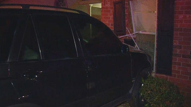 Rude Awakening: SUV Crashes Into Bedroom Of NW OKC House
