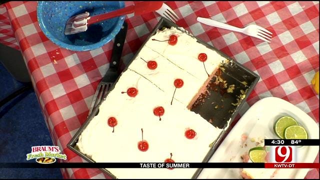 Cherry Limeade Cake