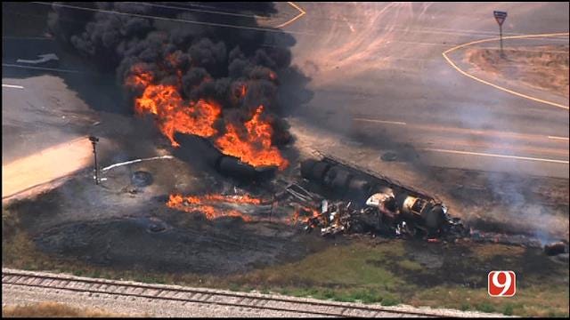 OHP Identifies Driver Killed In Blaine County Fiery Crash
