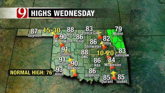 Record-Setting Heat Possible In OK, Ahead Of Another Cool Down