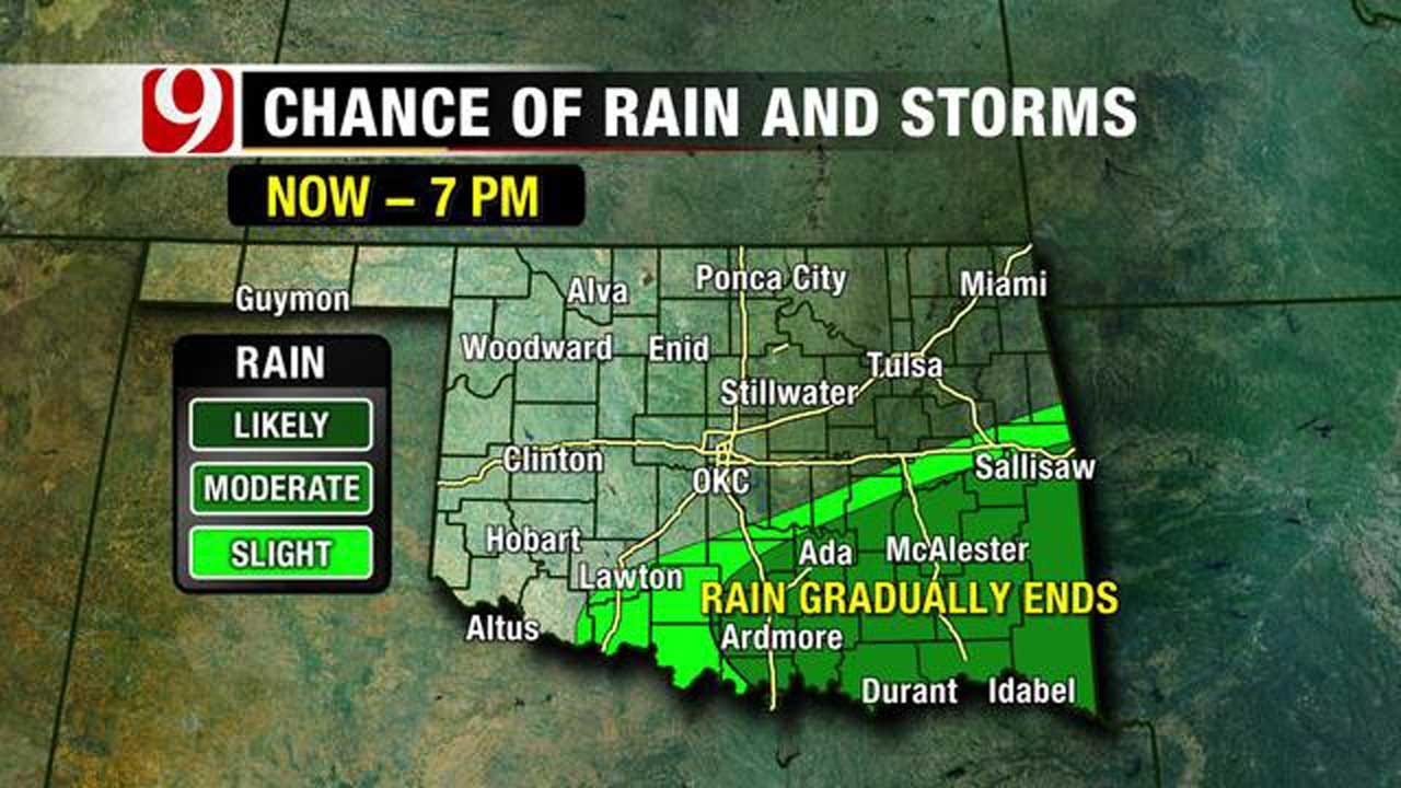 Rain Coming To An End Wednesday, Sunny Skies Thursday