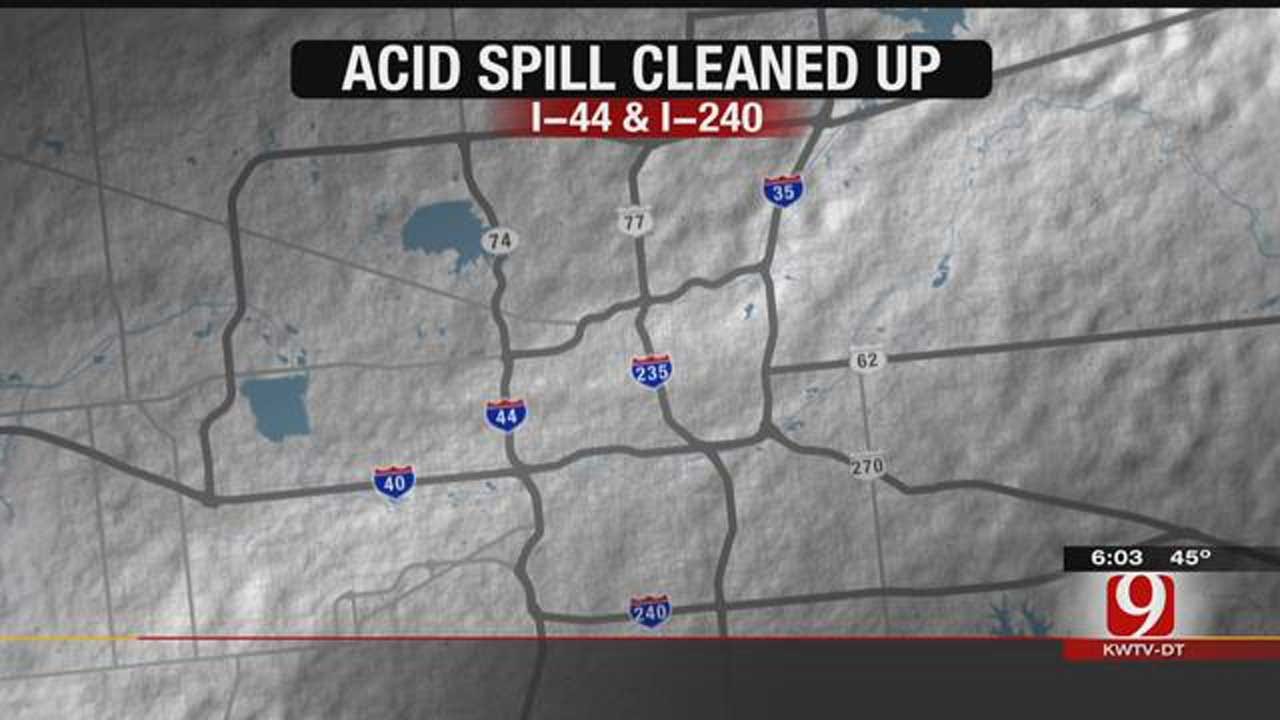 Crews Clean Up Large Chemical Spill In SW OKC