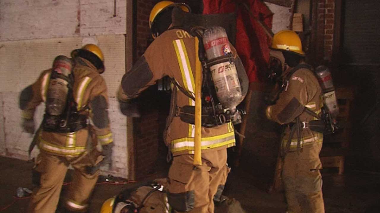 OKC Fire Department Cadets Undergo House Fire Training