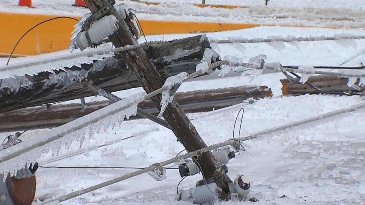 Thousands Of Oklahomans Still Without Power