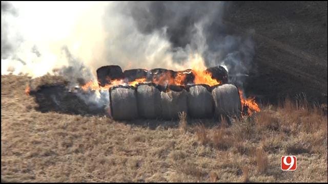 Crews Contain Grass Fire Near Guthrie