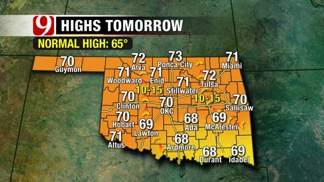 Spring-Like Forecast On Tap For Oklahoma