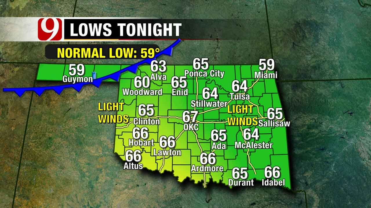 Warm, Steady Weather Continues In Oklahoma