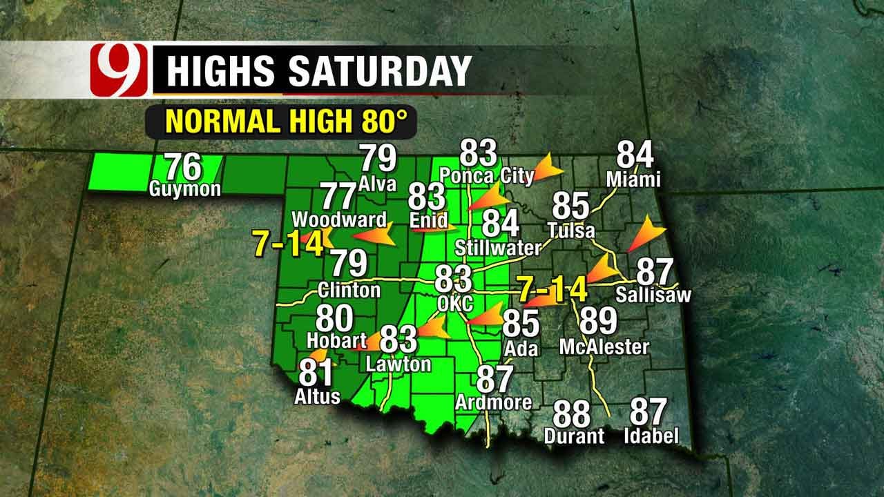 Warm, Steady Weather Continues In Oklahoma