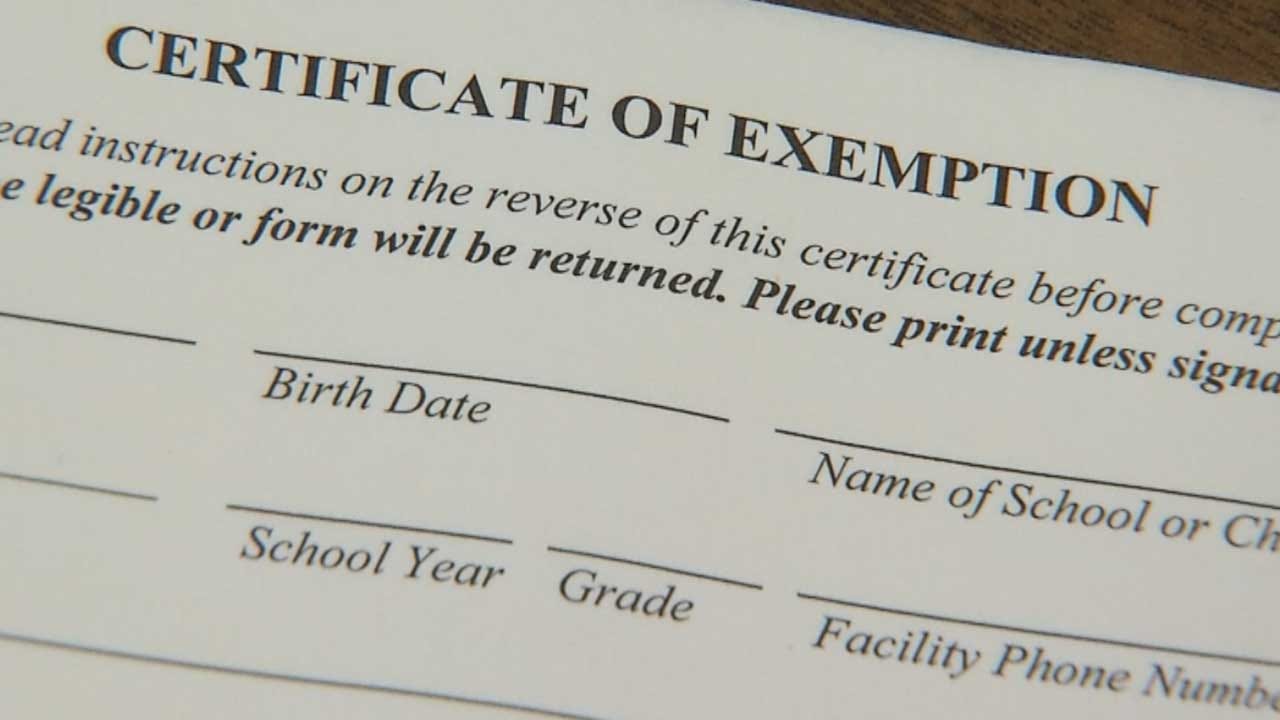 Oklahoma Stagnant In Number Of Non-Medical Exemptions From Vaccination