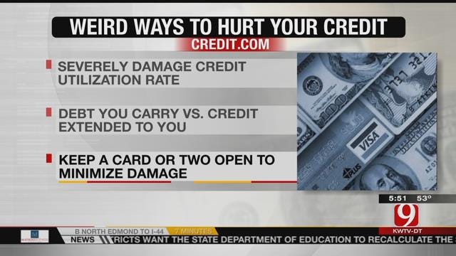 Unexpected Ways To Hurt Your Credit Score