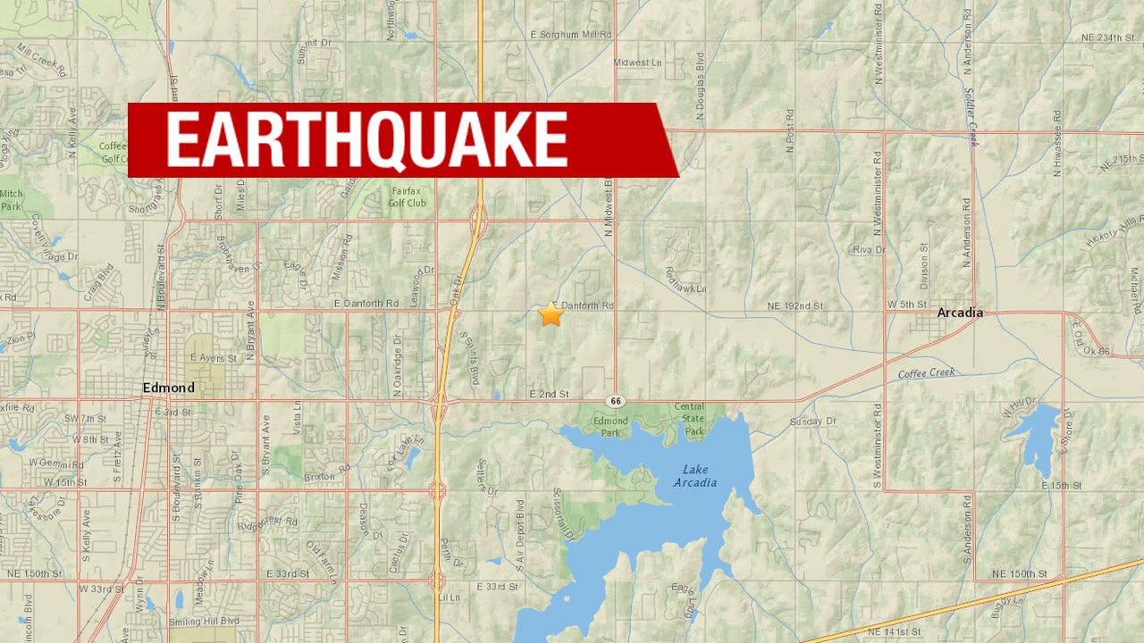 3.2 Magnitude Earthquake Strikes North Of Lake Arcadia