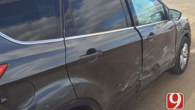 NW OKC Hit And Run Crash Leaves Single Dad Fuming, Thankful To Be Alive