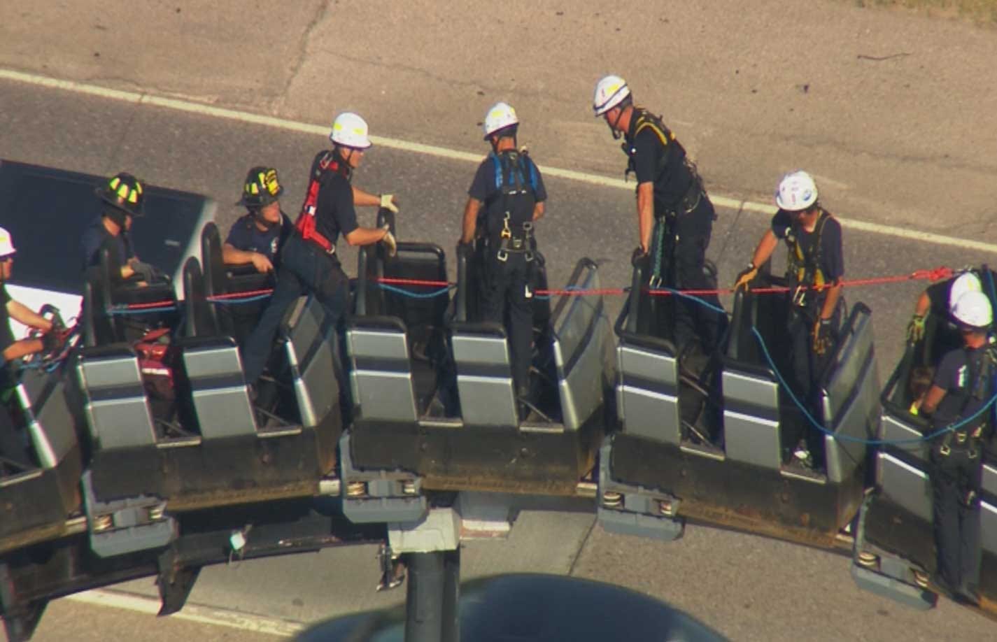 OKC Firefighters Reflect On Roller Coaster Rescue At Frontier City