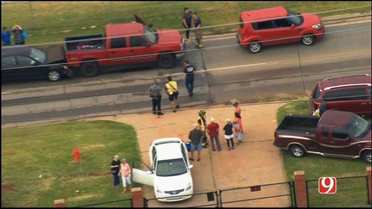 Traffic Slowed After Two Car Accidents At EB Memorial Near May